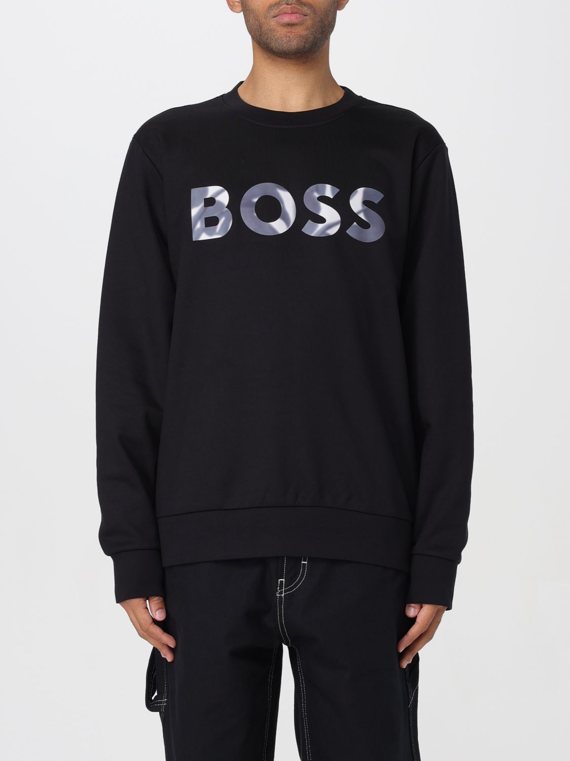 Shop Hugo Boss Sweatshirt Boss Men Color Black