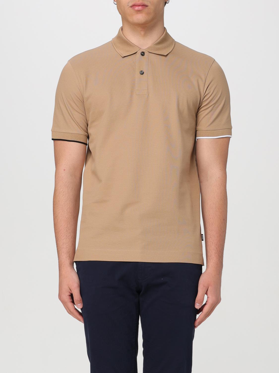 Shop Hugo Boss Polo Shirt Boss Men Color Beige