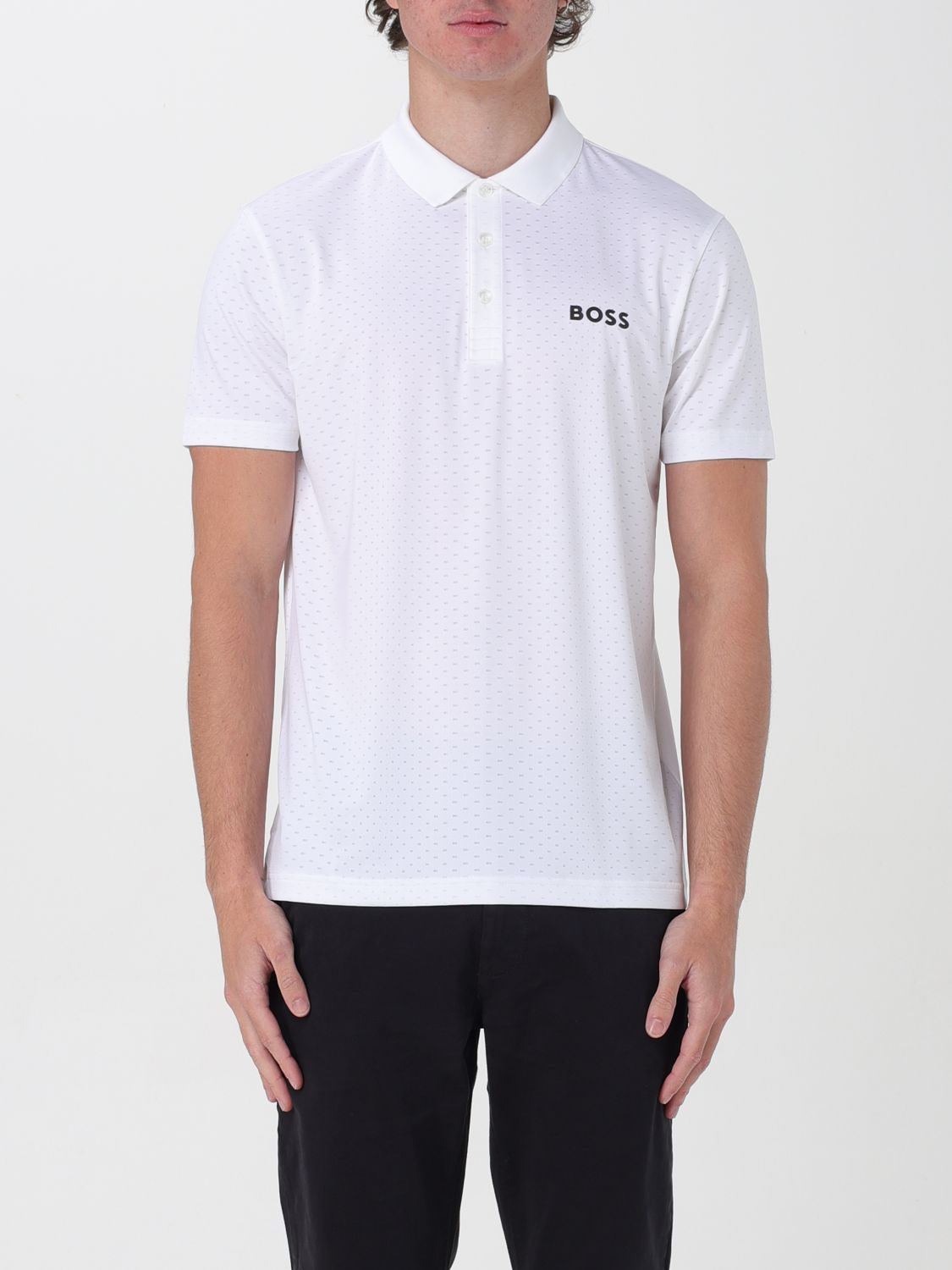 Shop Hugo Boss Polo Shirt Boss Men Color White