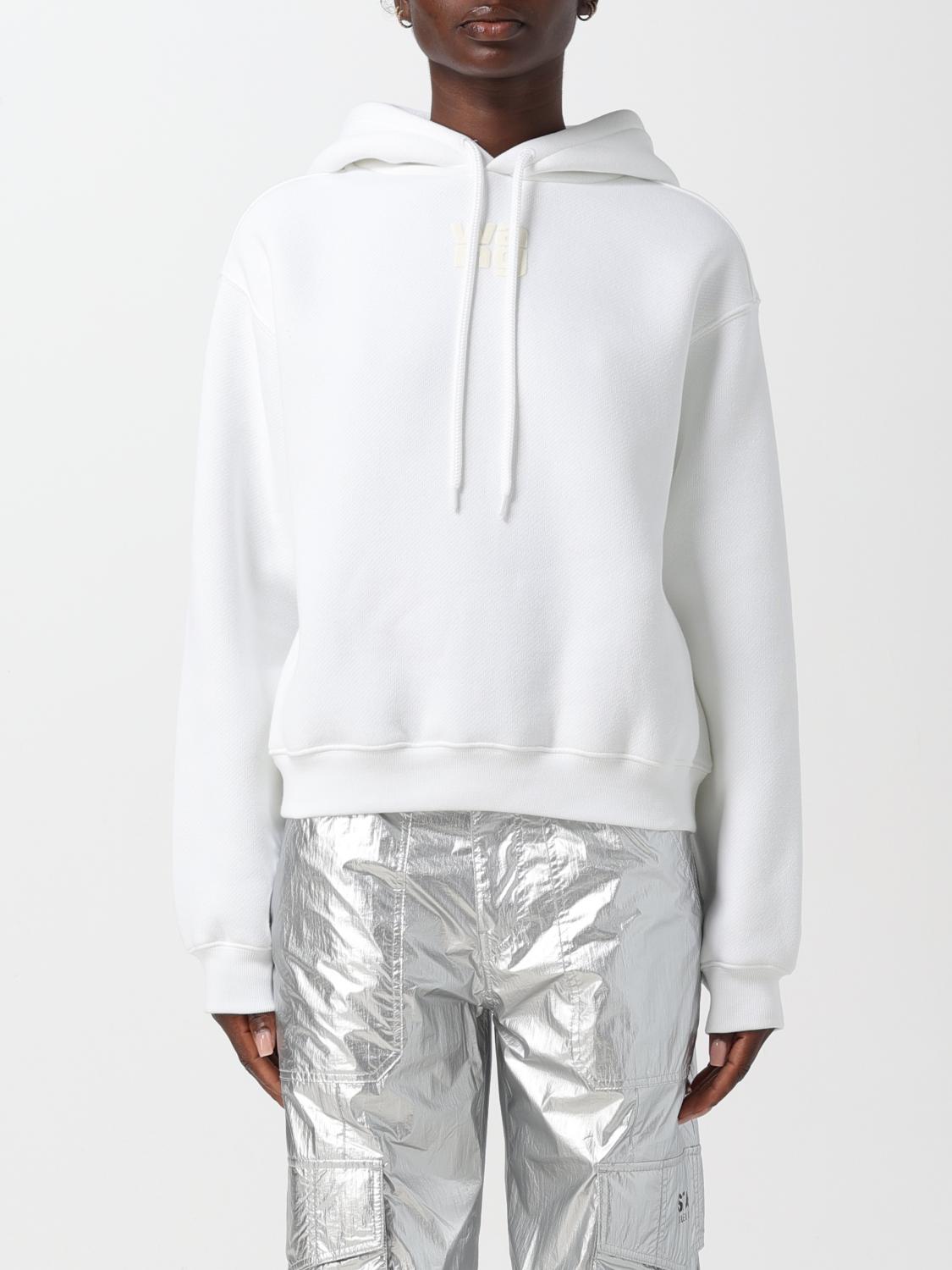 Shop Alexander Wang T Sweatshirt T By Alexander Wang Woman Color White