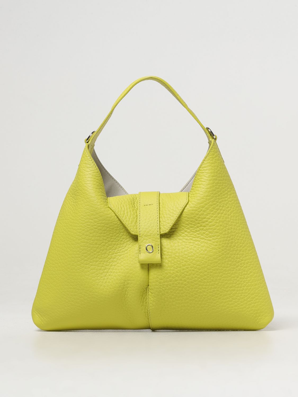 Shop Orciani Shoulder Bag  Woman Color Yellow