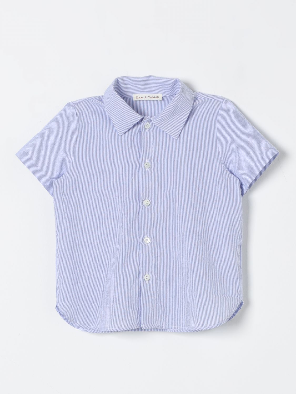 Shop Zhoe & Tobiah Shirt  Kids Color Blue