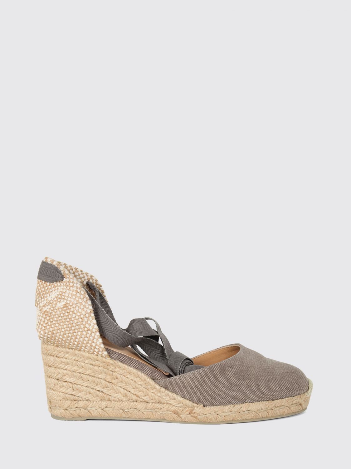 Castaã±er Espadrille Castañer Woman Color Grey In Animal Print