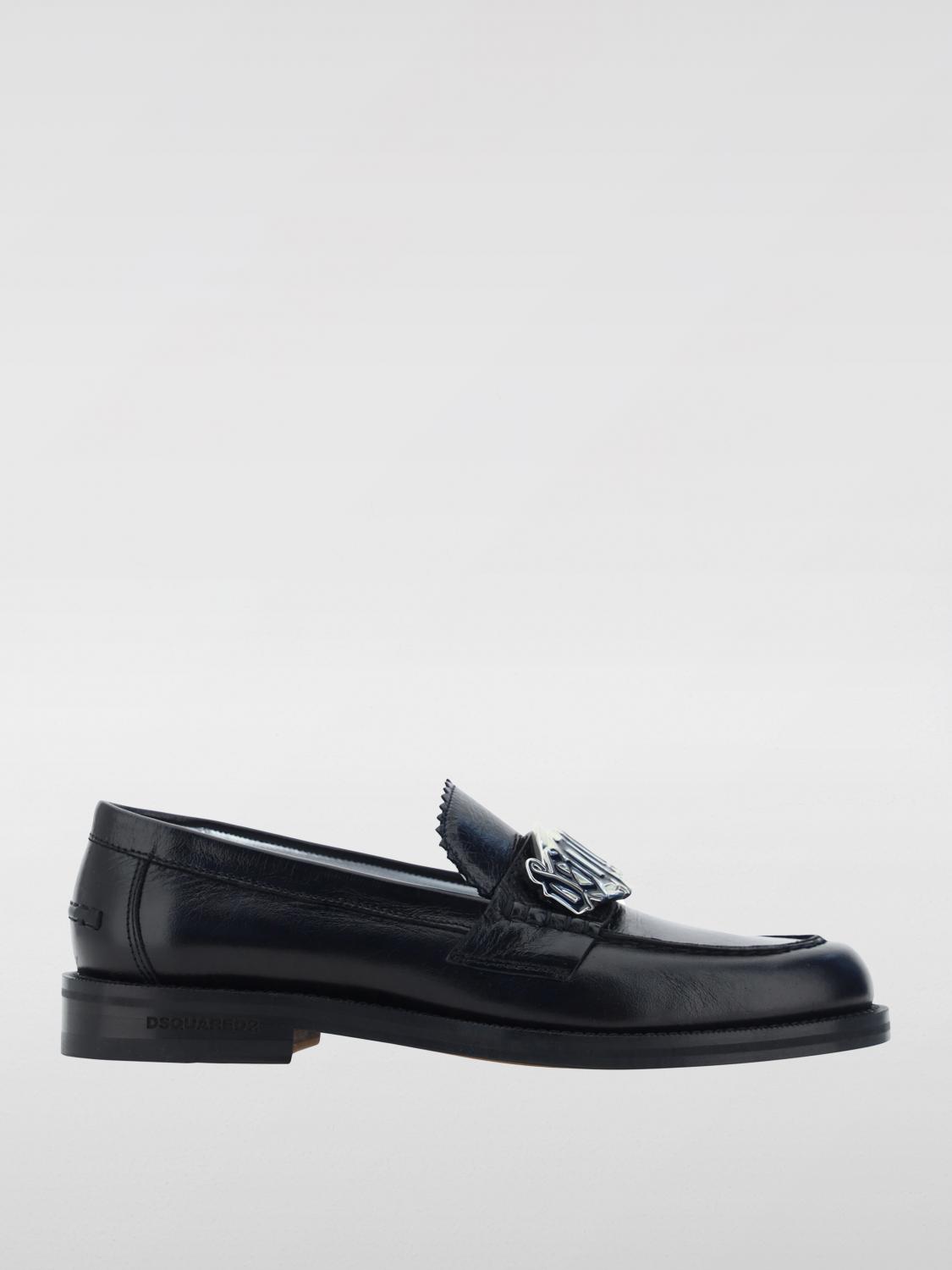 Shop Dsquared2 Loafers  Woman Color Black