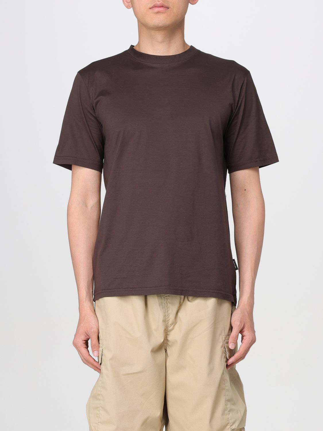 t-shirt hevo men color brown