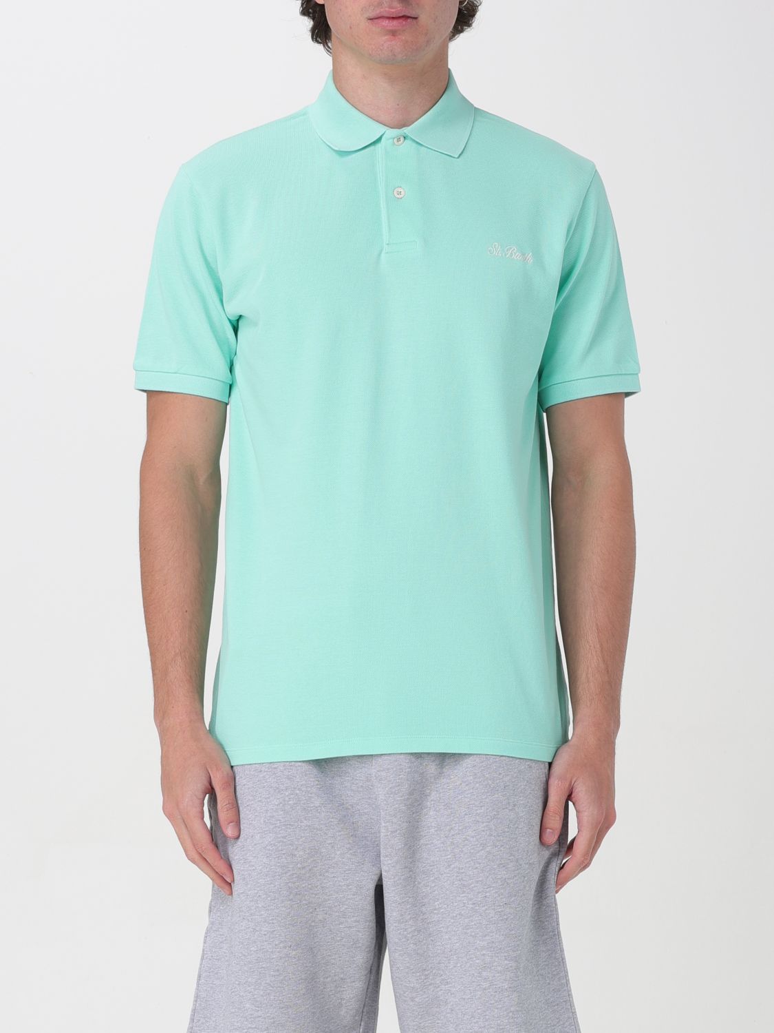 Shop Mc2 Saint Barth Polo Shirt  Men Color Fa01