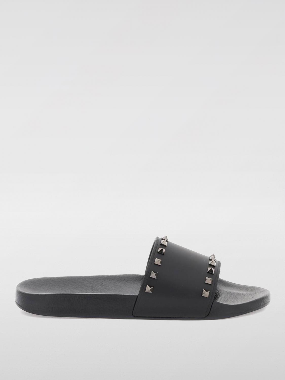 Shop Valentino Sandals  Garavani Men Color Black