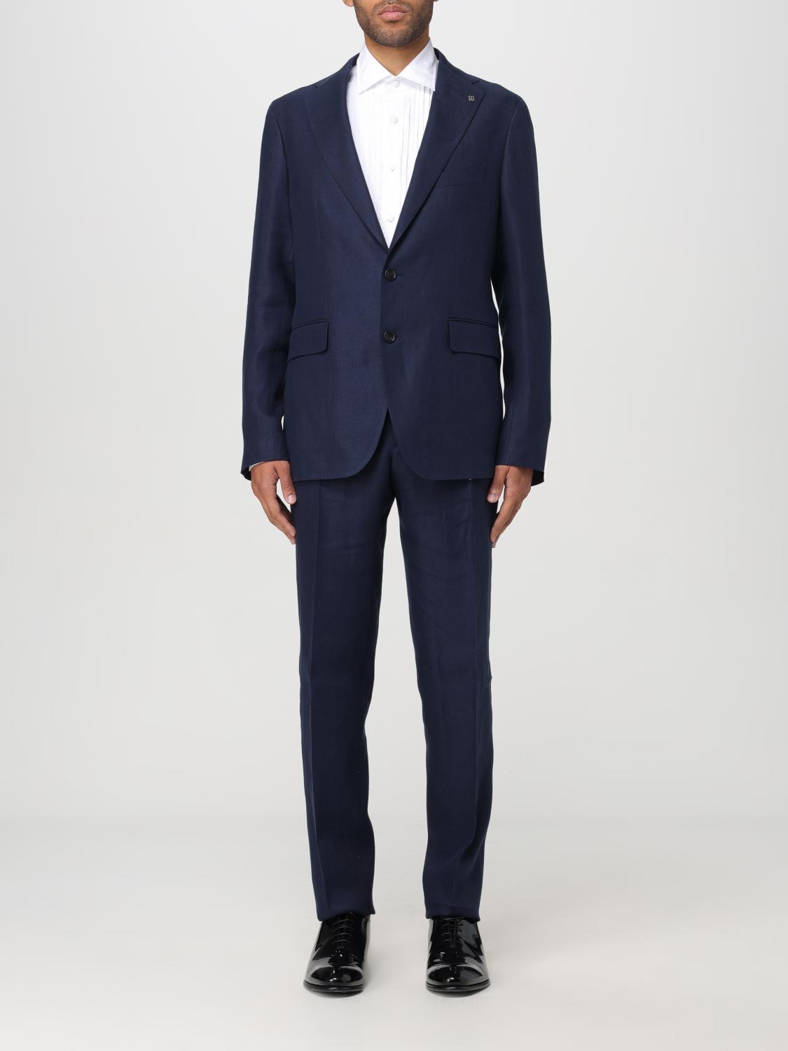 Tagliatore Button Suit In Multicolor
