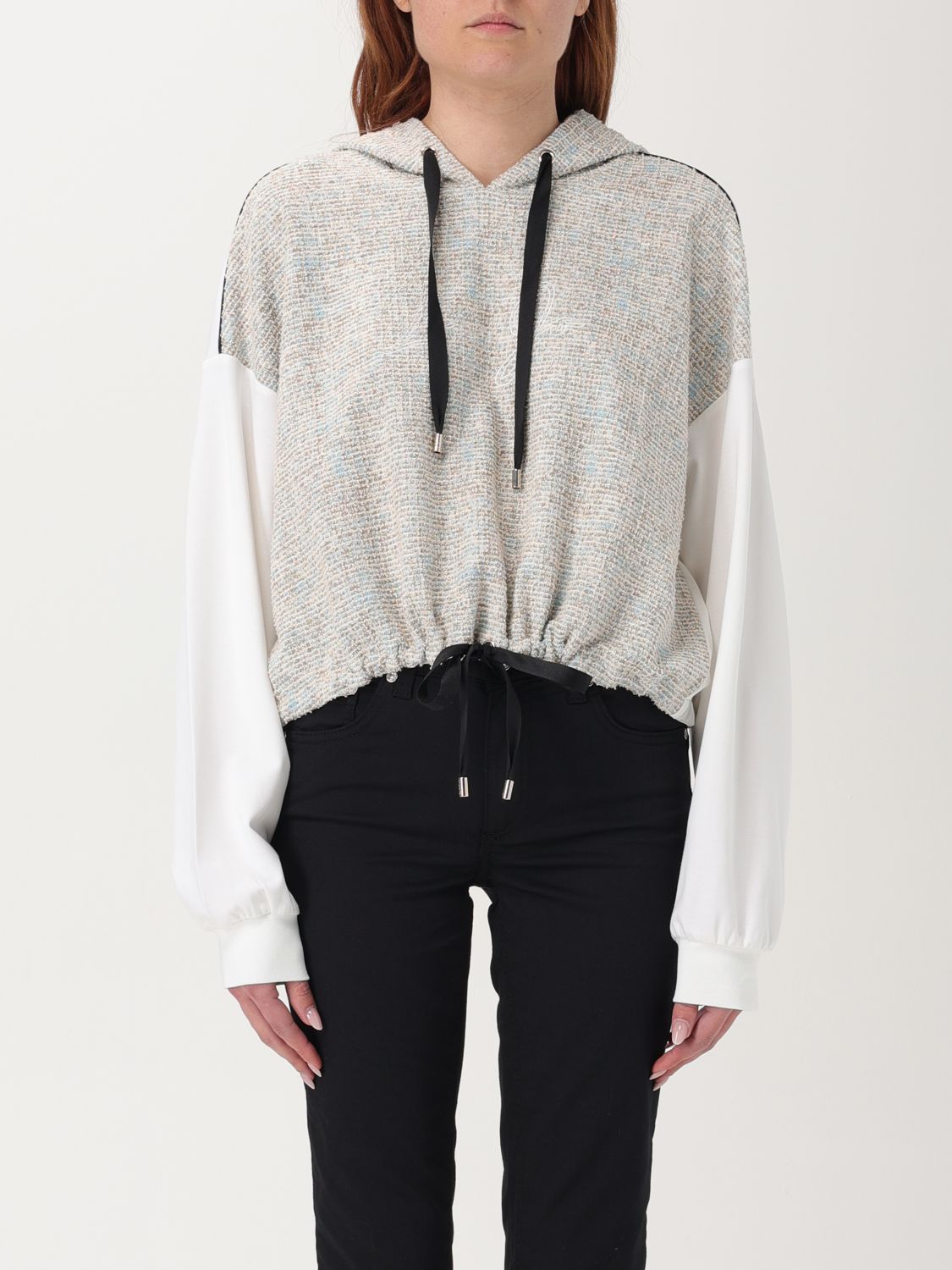 Shop Liu •jo Sweatshirt Liu Jo Woman Color Ivory