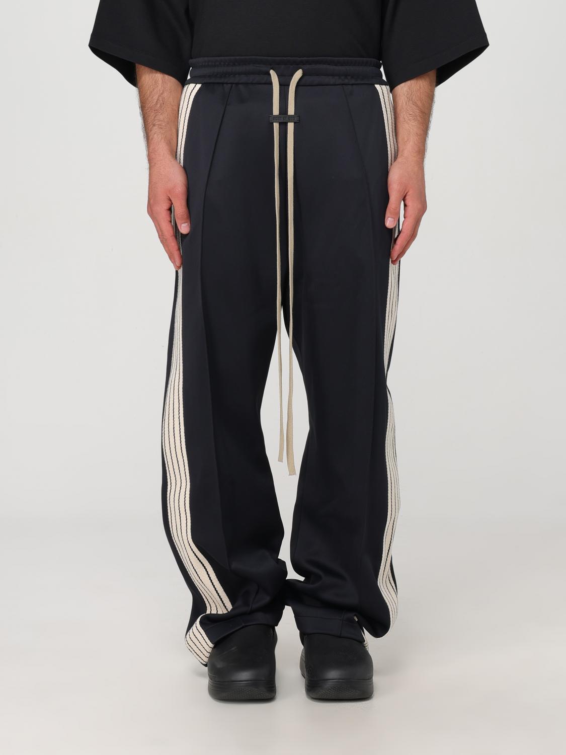 Shop Fear Of God Pants  Men Color Black