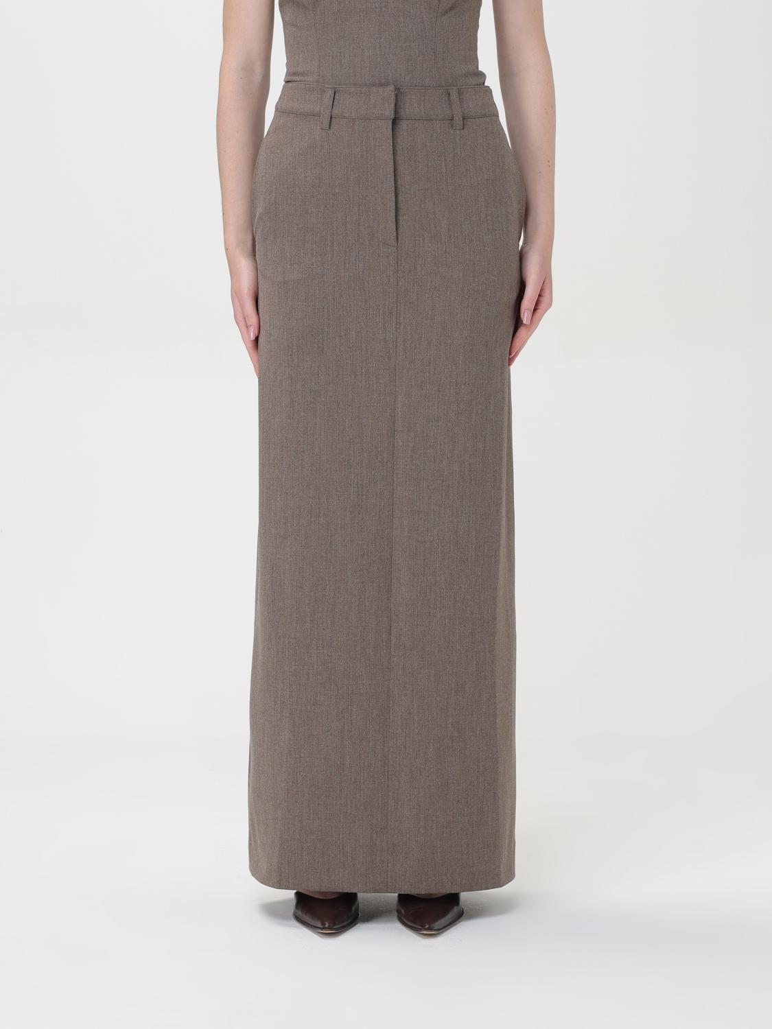 Shop Beaufille Skirt  Woman Color Brown