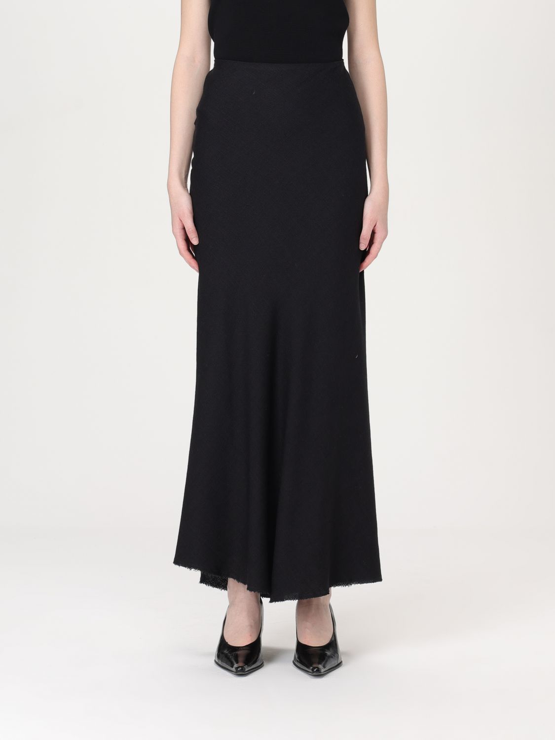 Shop Gabriela Hearst Skirt  Woman Color Black