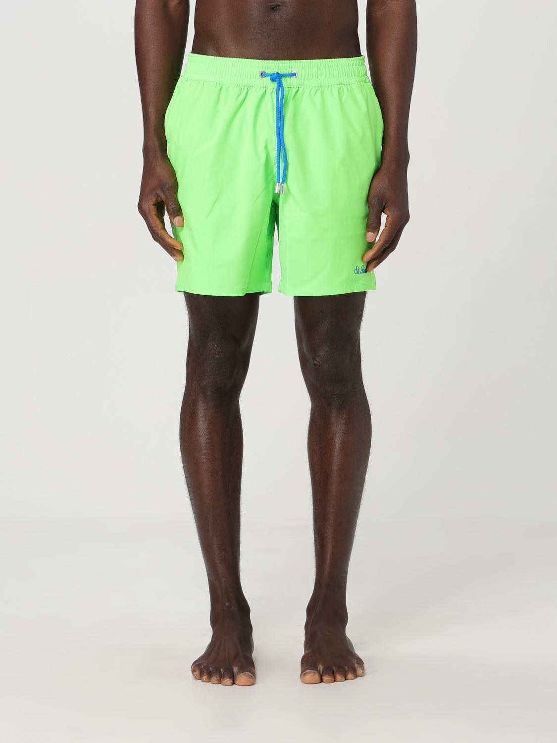 Shop Mc2 Saint Barth Swimsuit  Men Color Green