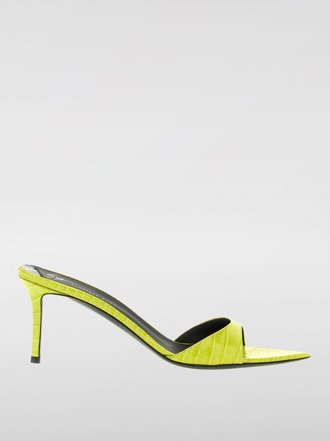 Shop Giuseppe Zanotti Heeled Sandals  Woman Color Yellow