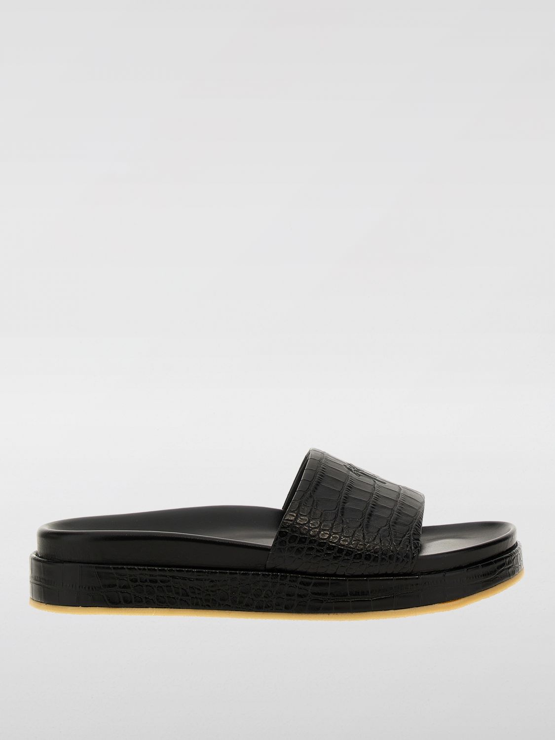 Shop Giuseppe Zanotti Sandals  Men Color Black