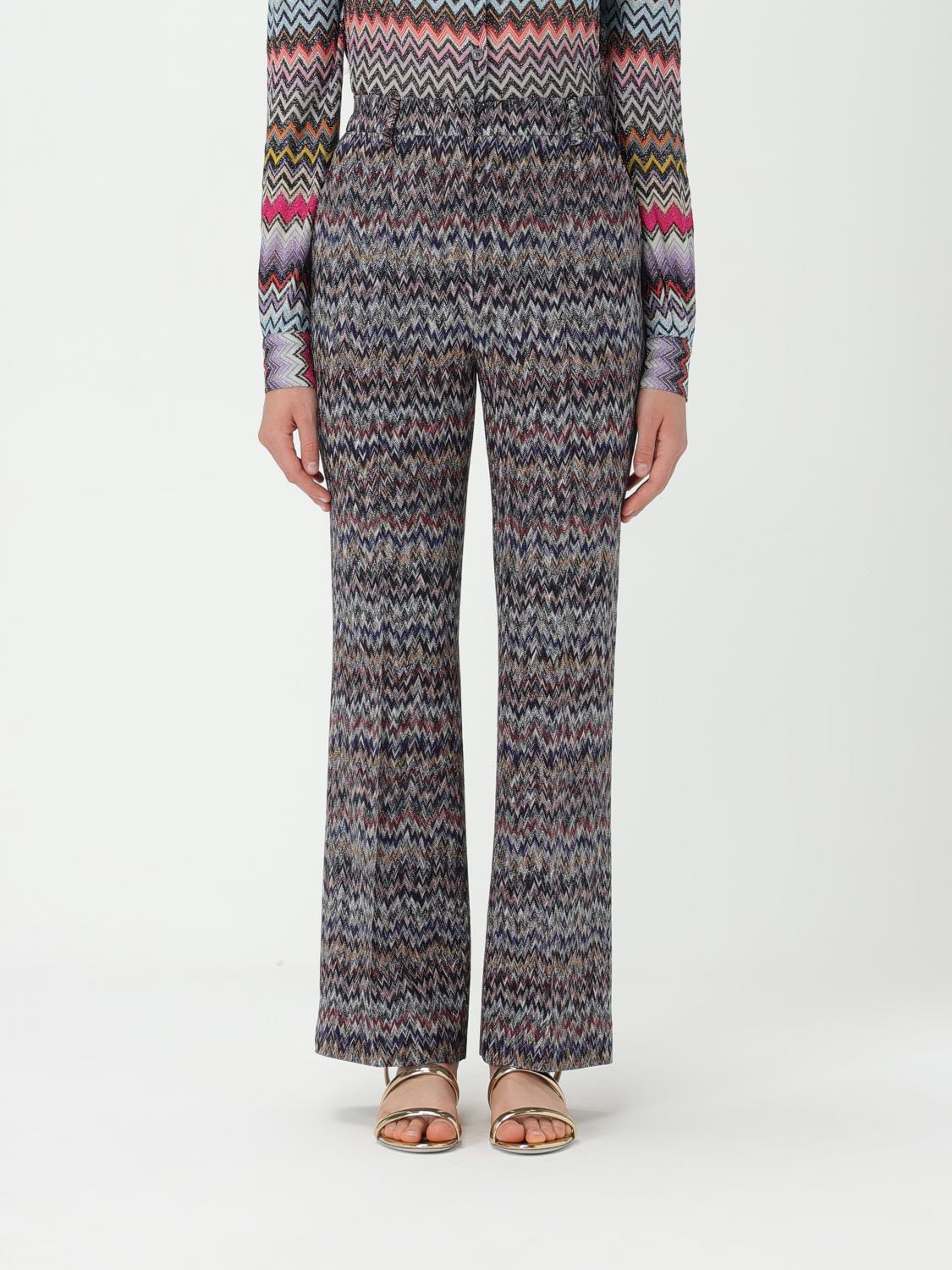 Missoni Pants Woman Color Multicolor In Multicolor