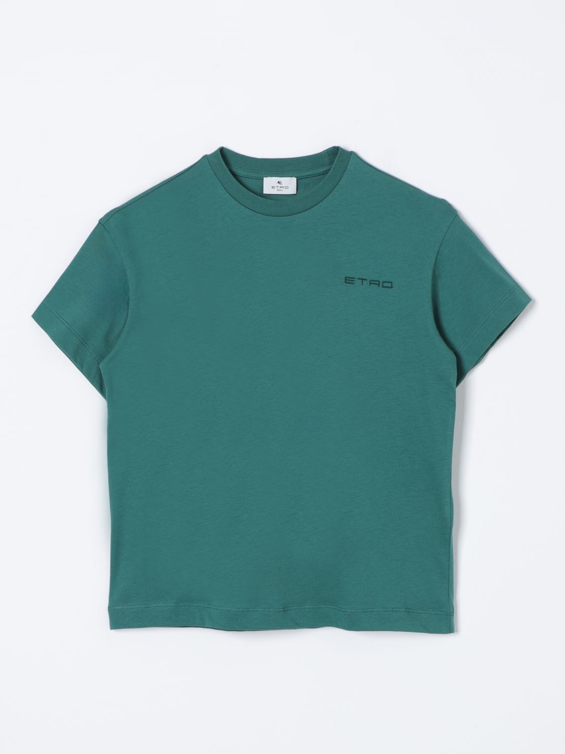 Shop Etro T-shirt  Kids Color Green