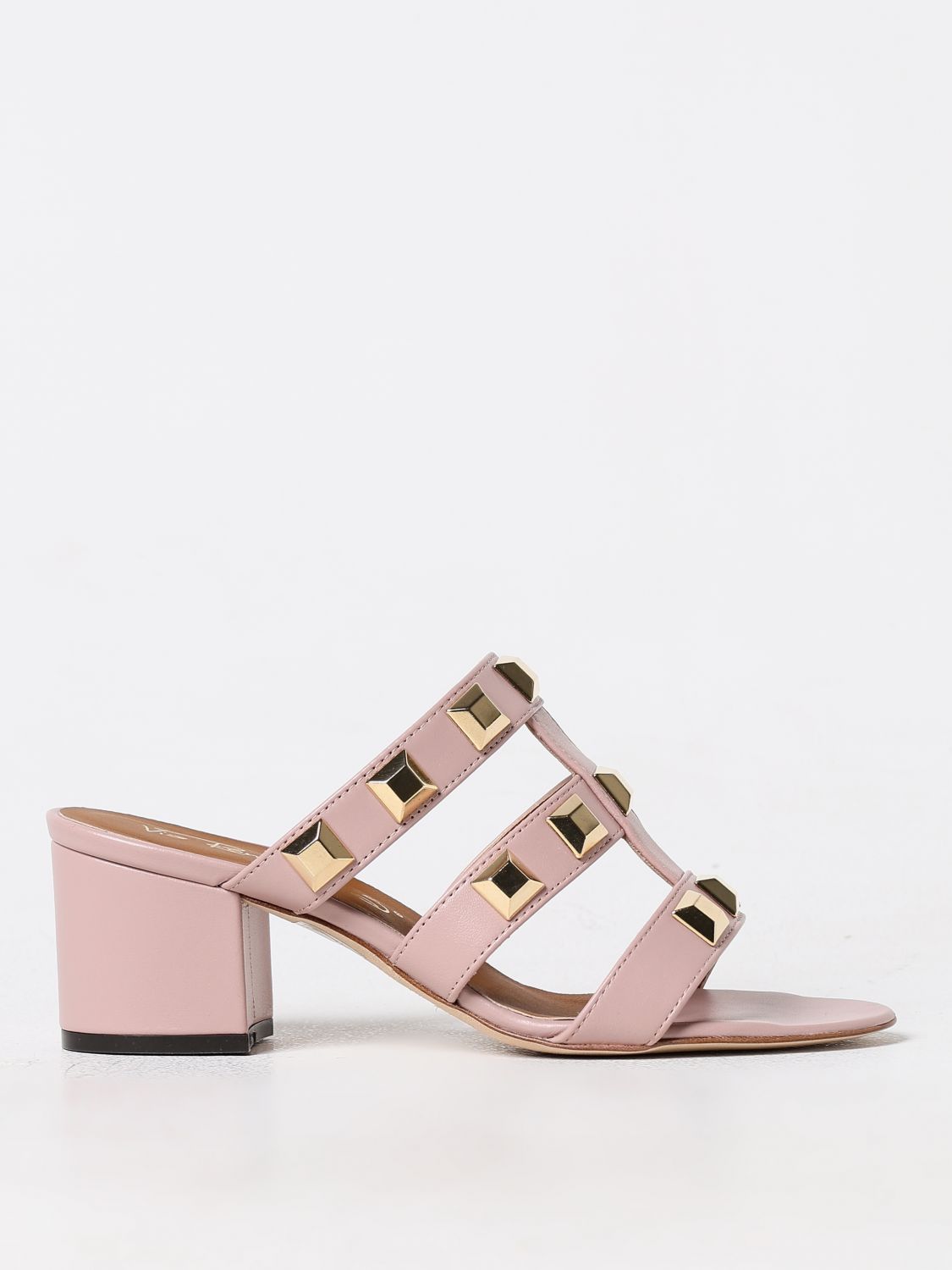 Shop Via Roma 15 Heeled Sandals  Woman Color Pink