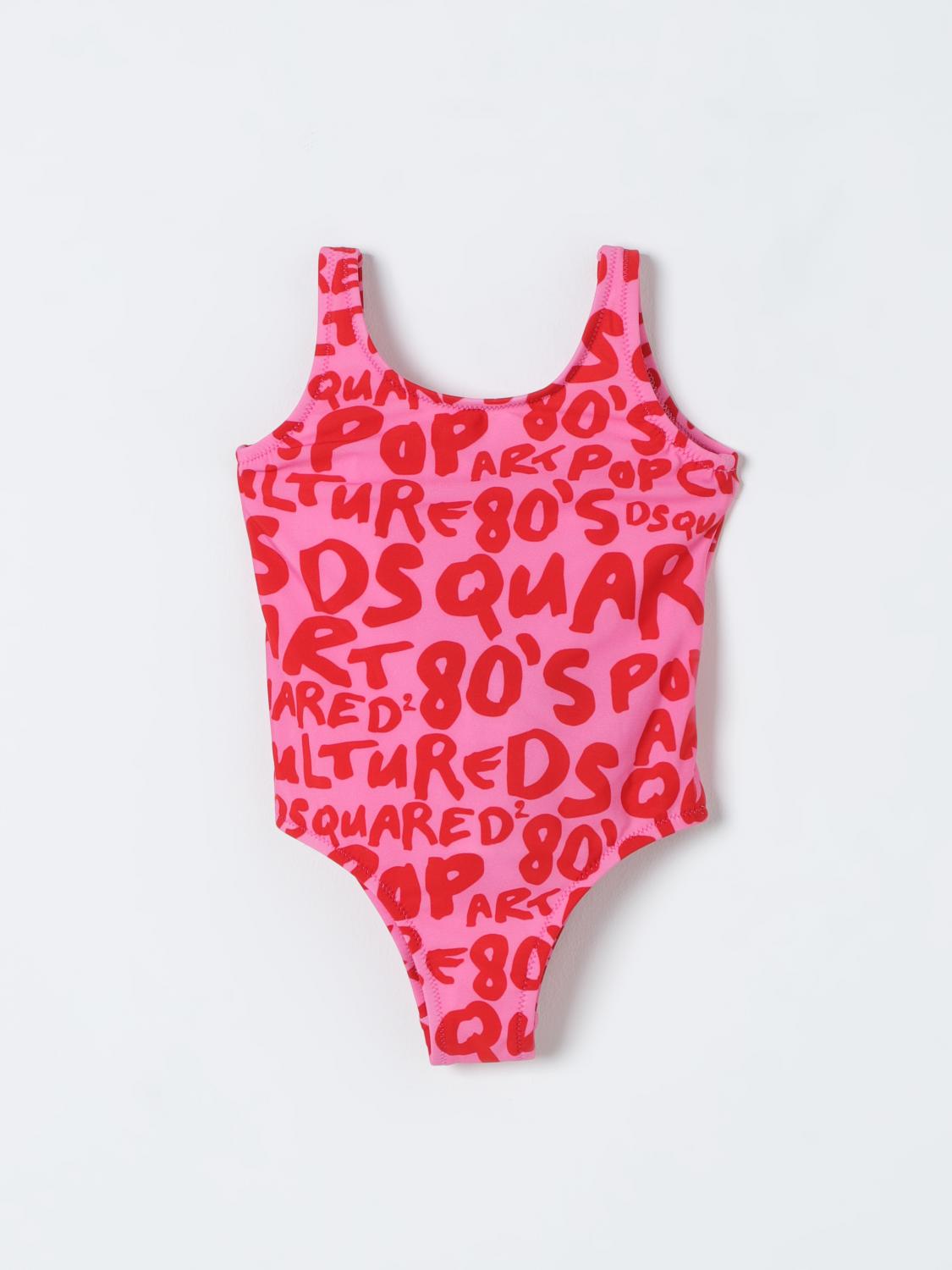 Shop Dsquared2 Junior Swimsuit Dsquared2 Kids Color Pink