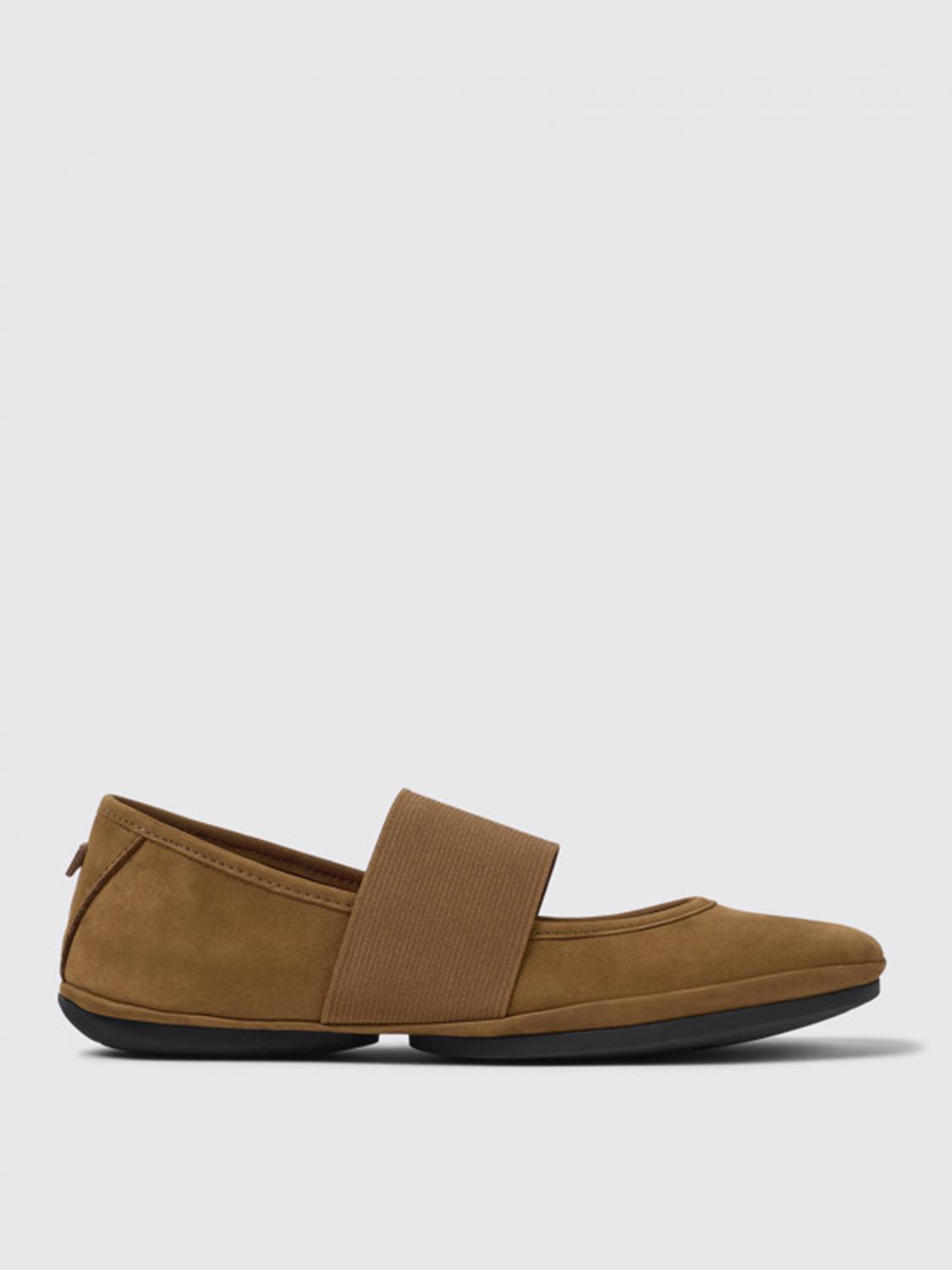 Shop Camper Ballet Flats Woman Color Brown