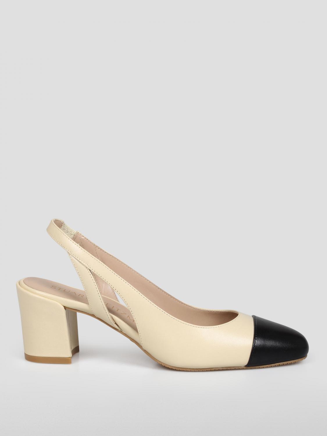Stuart Weitzman Logo Color-matching High-heeled Sandals In Butter