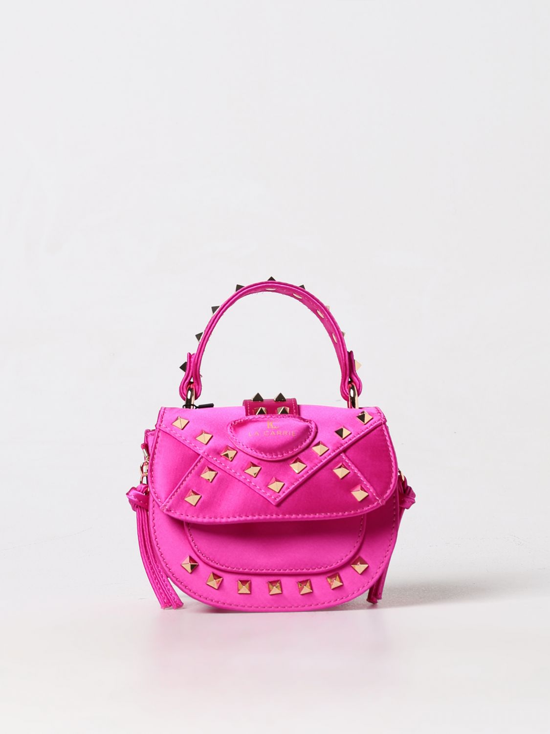 Shop La Carrie Handbag  Woman Color Fuchsia