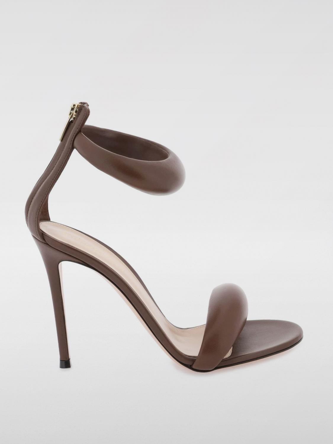 Shop Gianvito Rossi Heeled Sandals  Woman Color Brown In 棕色