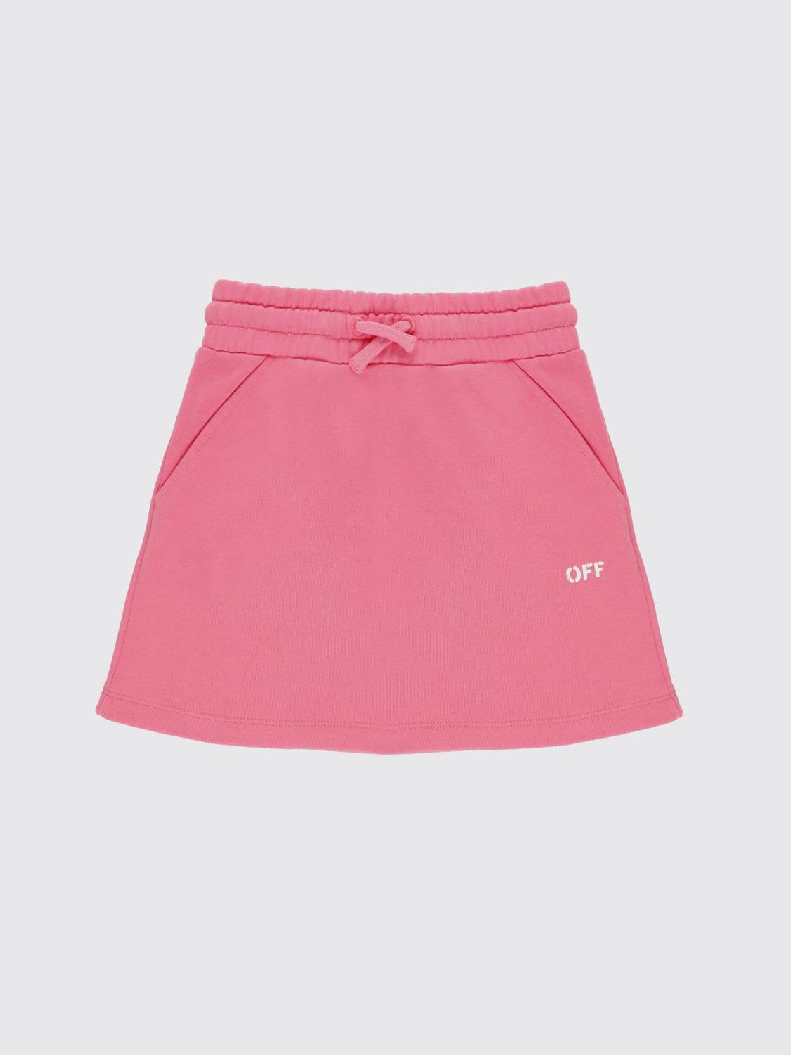 Shop Off-white Skirt  Kids Kids Color Fuchsia