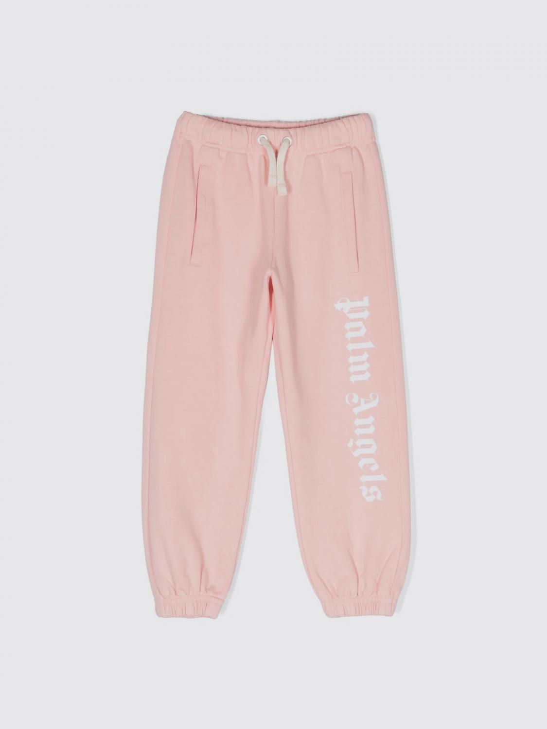 Shop Palm Angels Pants  Kids Color Pink