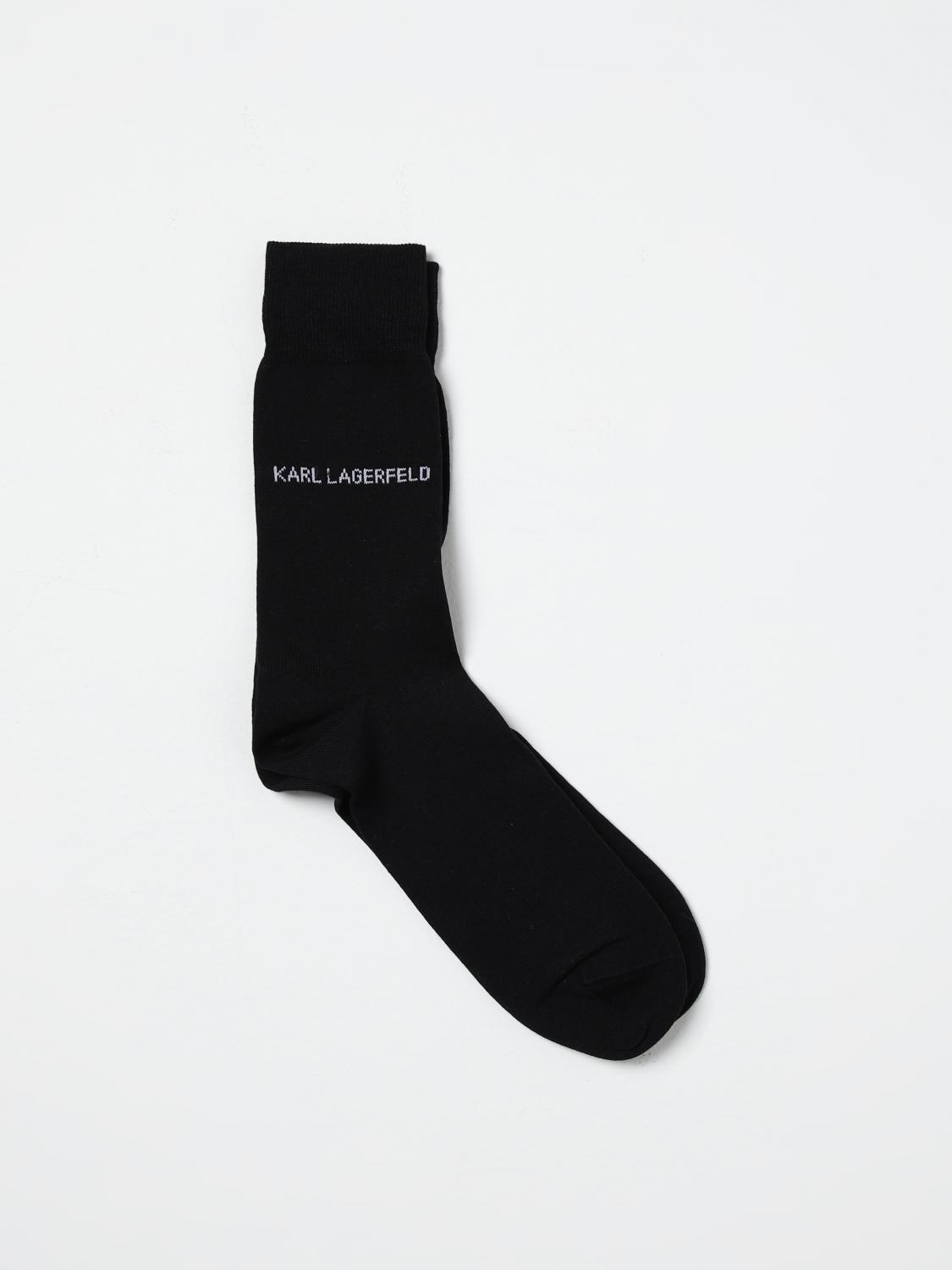 Shop Karl Lagerfeld Socks  Men Color Black