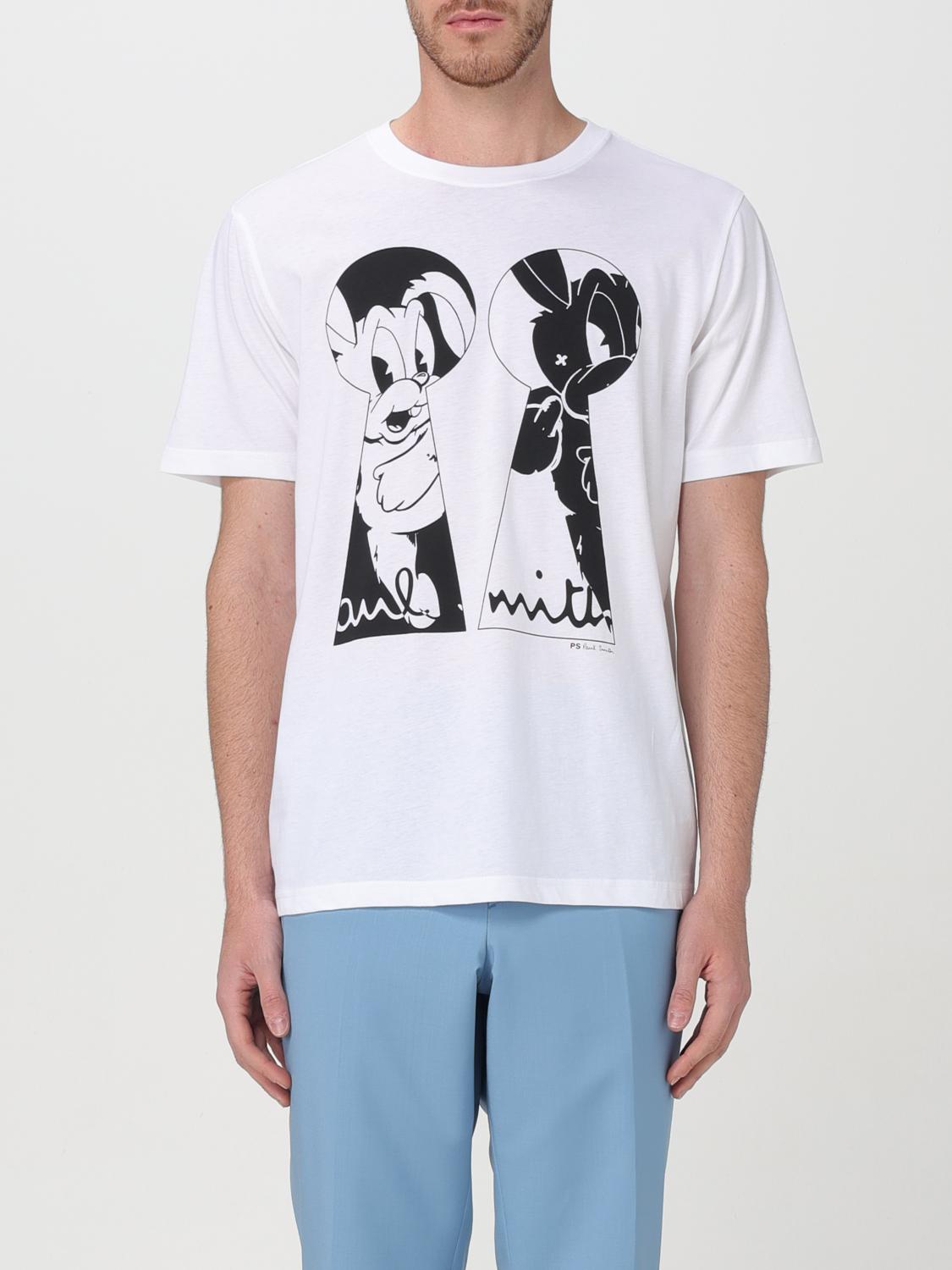 Shop Ps By Paul Smith T-shirt Ps Paul Smith Men Color White
