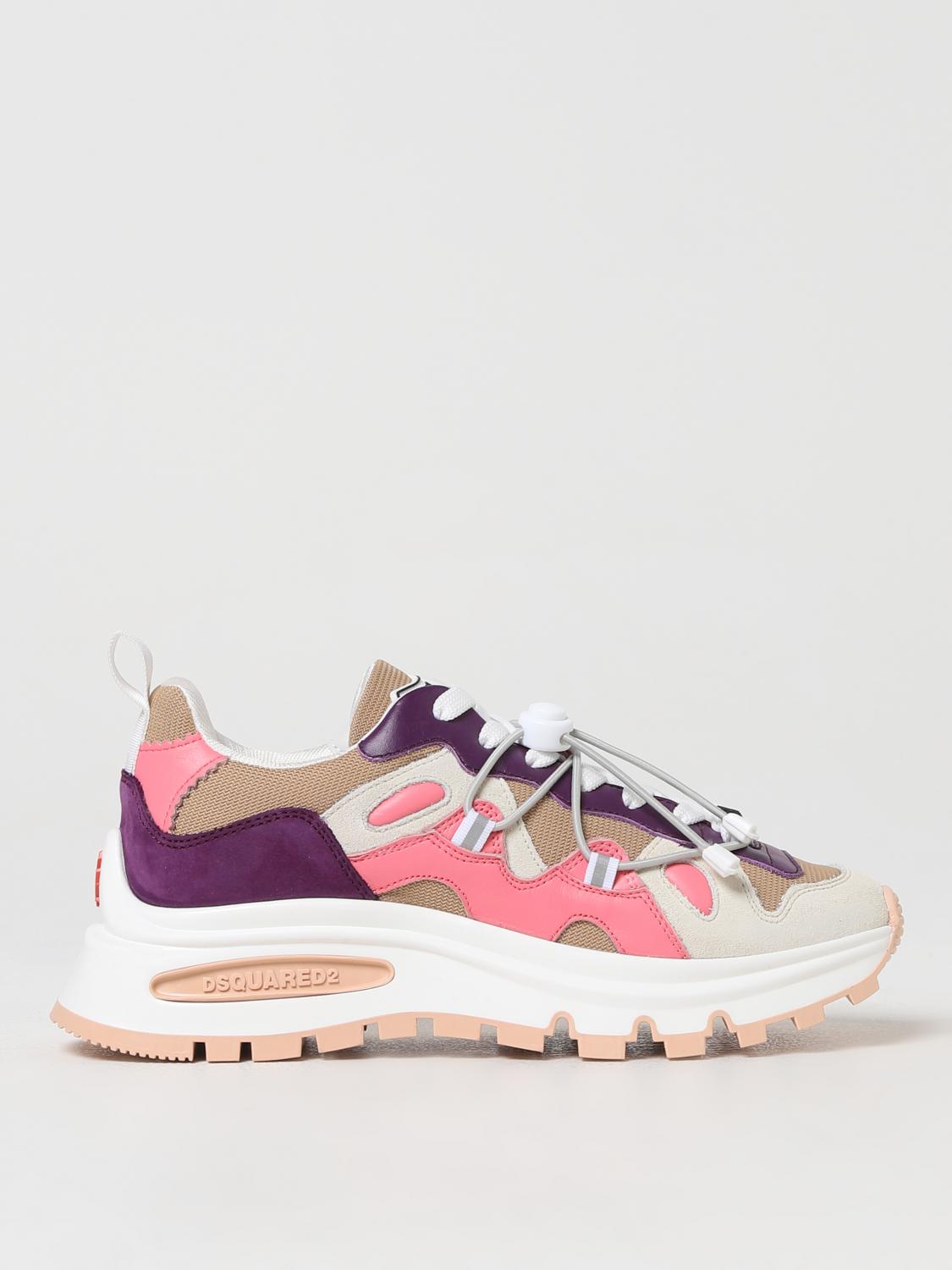 Shop Dsquared2 Sneakers  Woman Color Pink