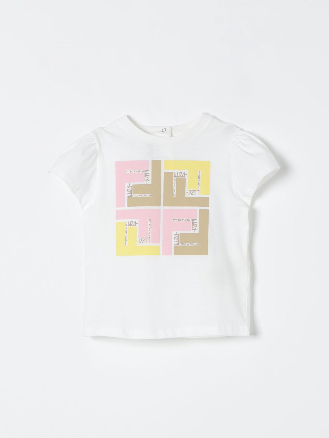 Fendi Babies' T-shirt  Kids Kids Colour White