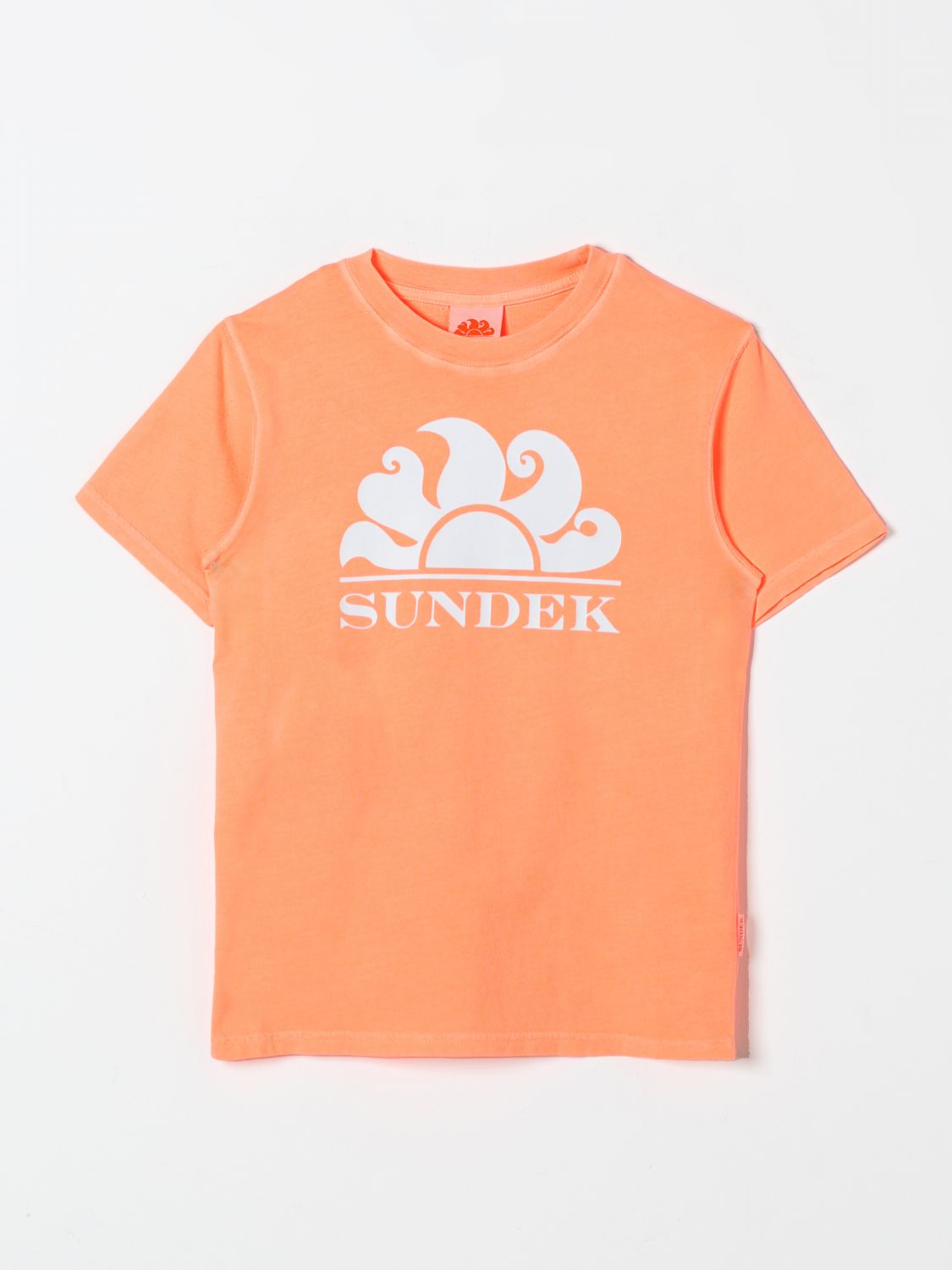 Shop Sundek T-shirt  Kids Color Orange