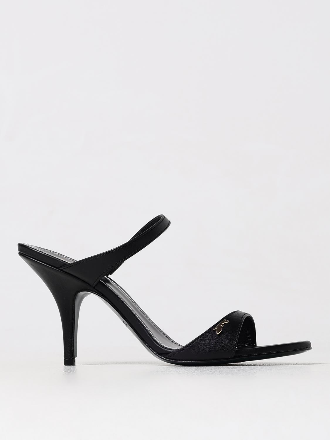 Shop Patrizia Pepe Heeled Sandals  Woman Color Black