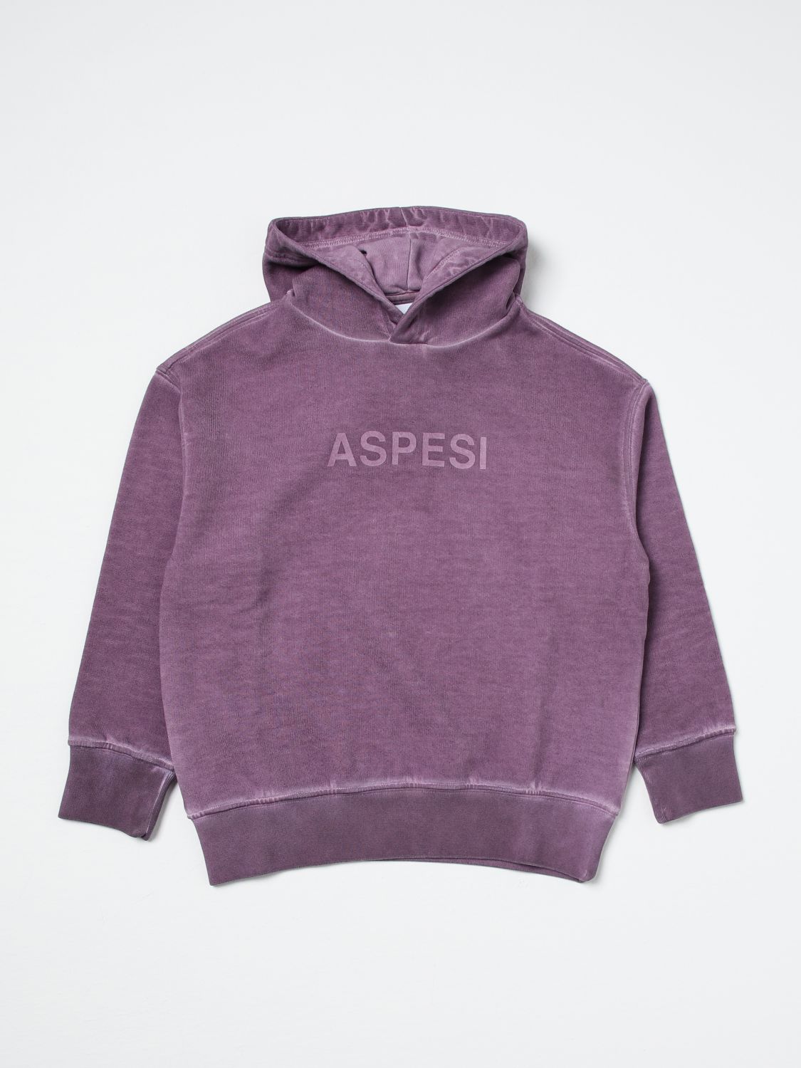 Shop Aspesi Sweater  Kids Color Lilac