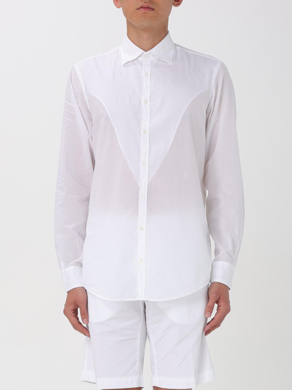 Shop Massimo Alba Shirt  Men Color White