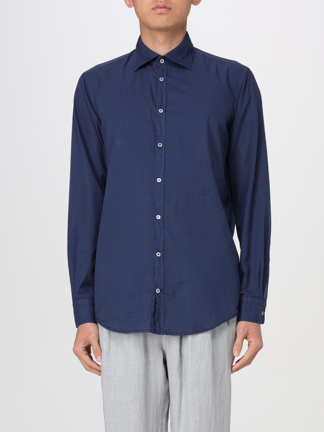 Shop Massimo Alba Shirt  Men Color Blue