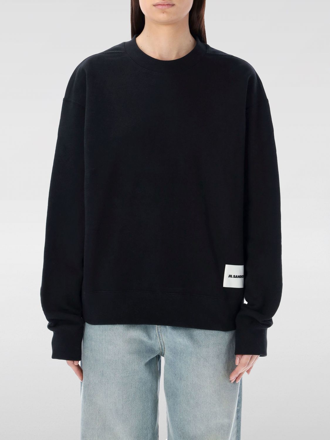 Jil Sander Sweatshirt  Woman Color Black In 黑色