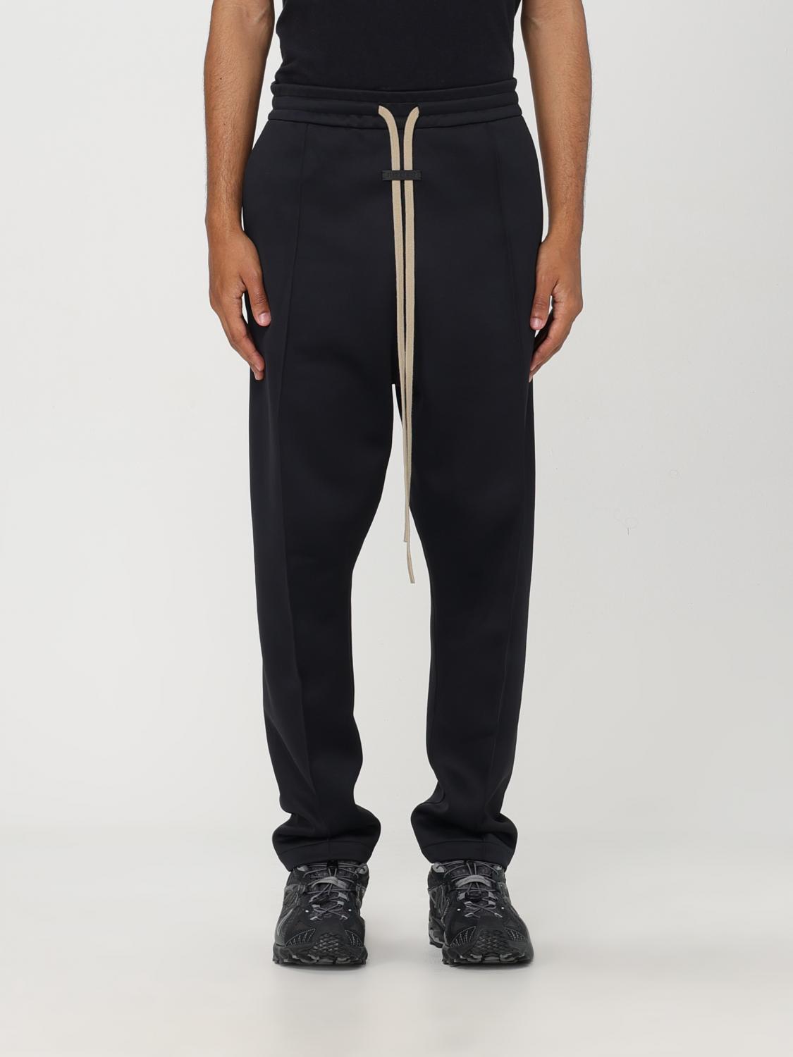 Shop Fear Of God Pants  Men Color Black