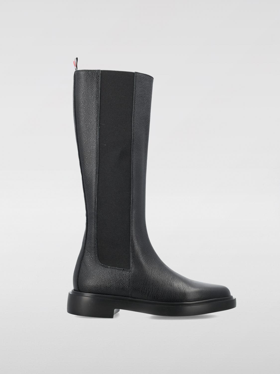 Boots THOM BROWNE Woman color Black