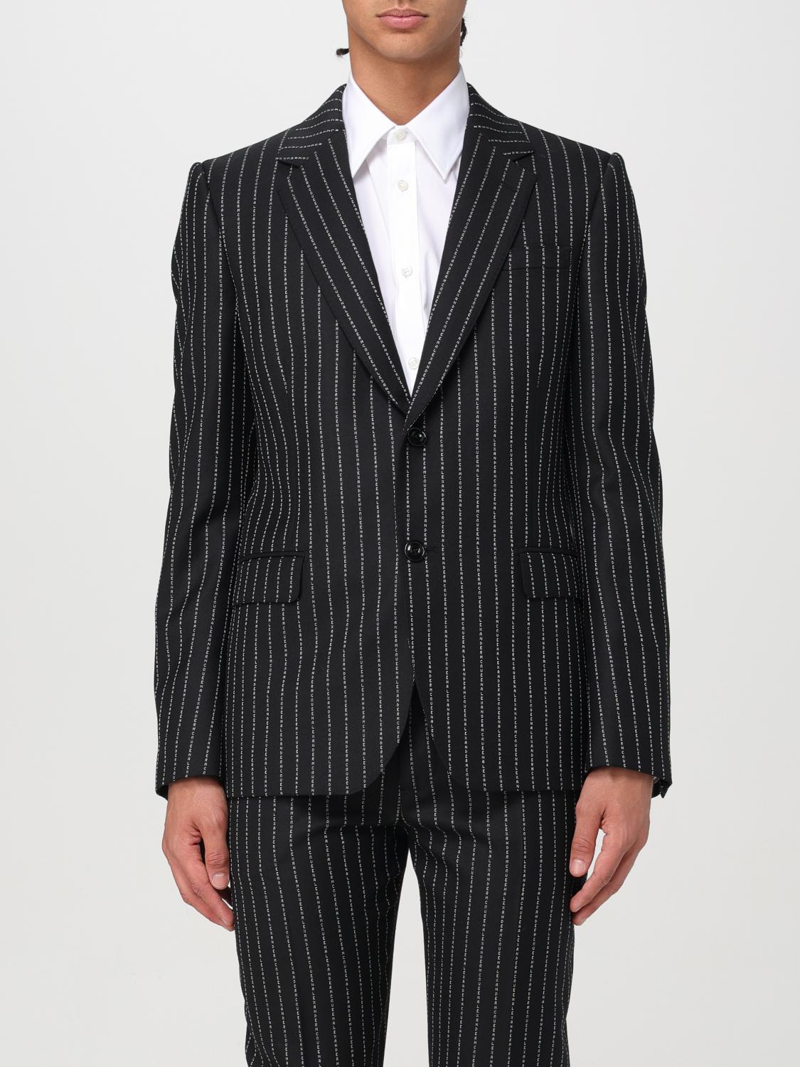 Shop Alexander Mcqueen Blazer  Men Color Black