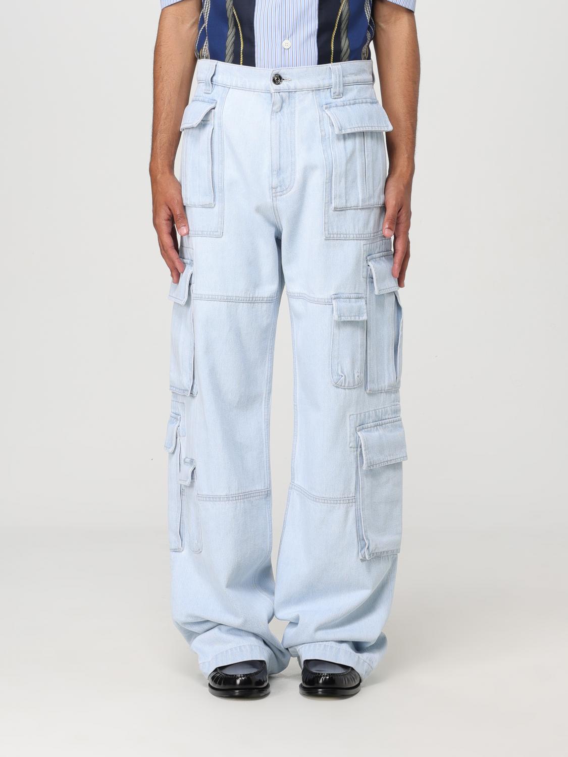 Shop Versace Pants  Men Color Denim