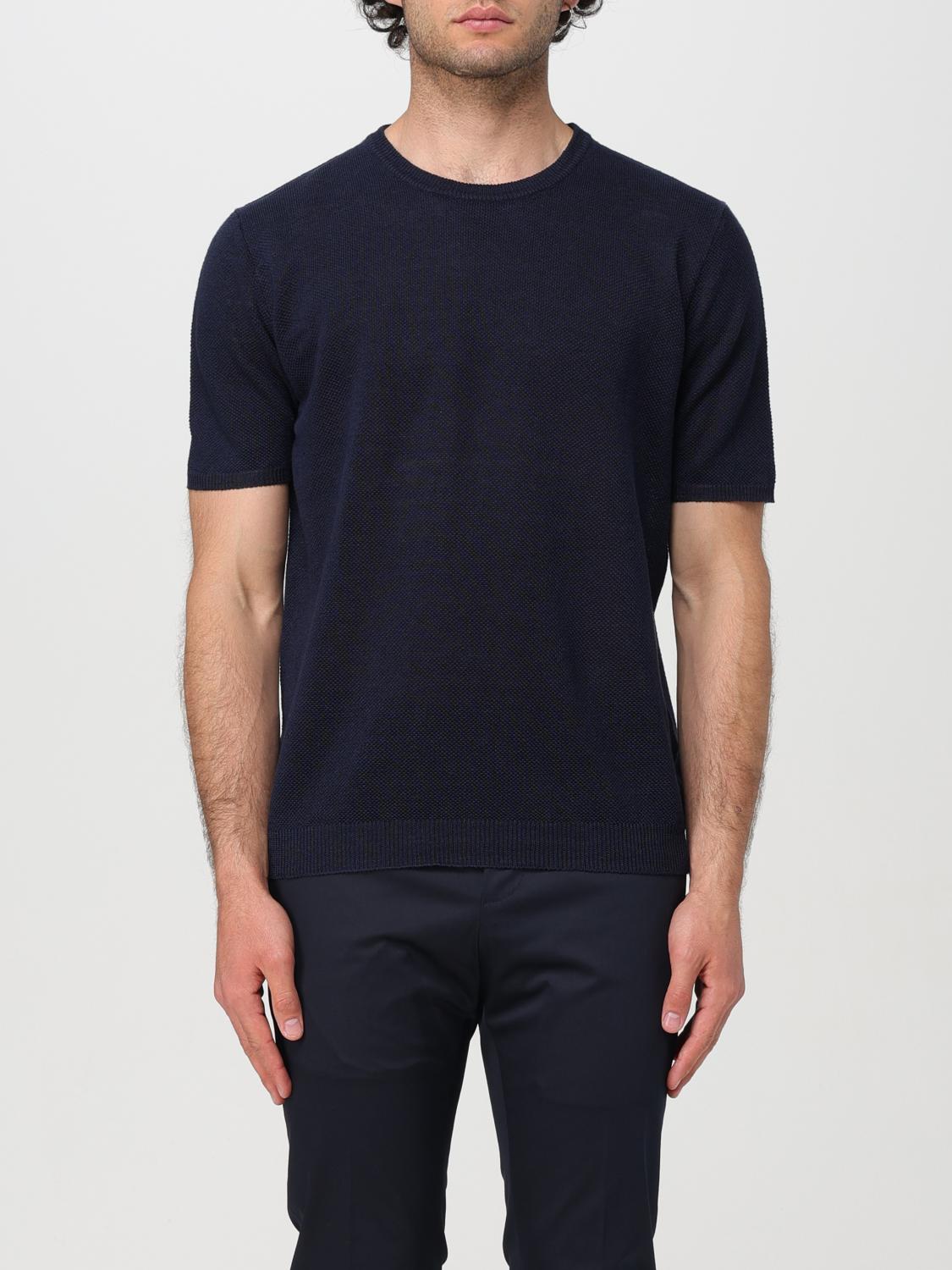 ROBERTO COLLINA: T-shirt in cotone - Blue Navy | T-Shirt Roberto ...