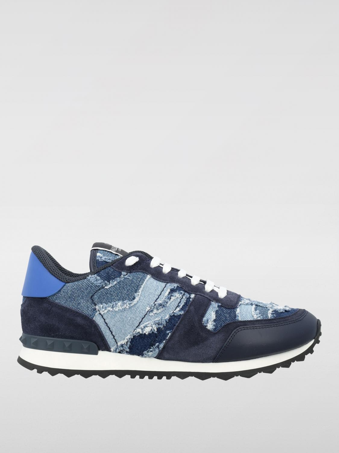 Shop Valentino Sneakers  Garavani Men Color Blue In 蓝色