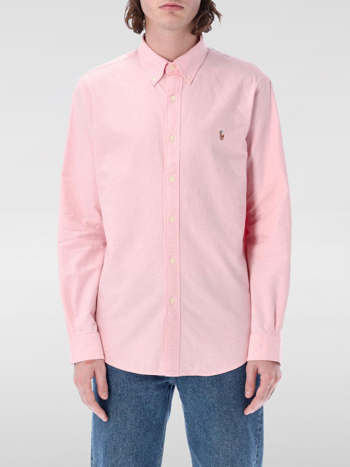 Polo Ralph Lauren Oxford Sport Shirt In Pink