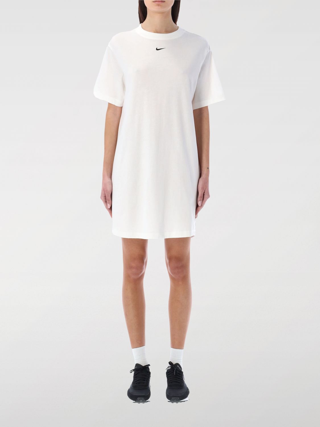 Shop Nike Dress  Woman Color White