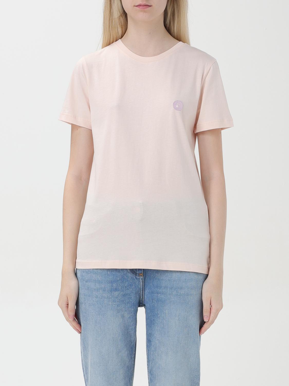 Shop Save The Duck T-shirt  Woman Color Salmon In 鲑红