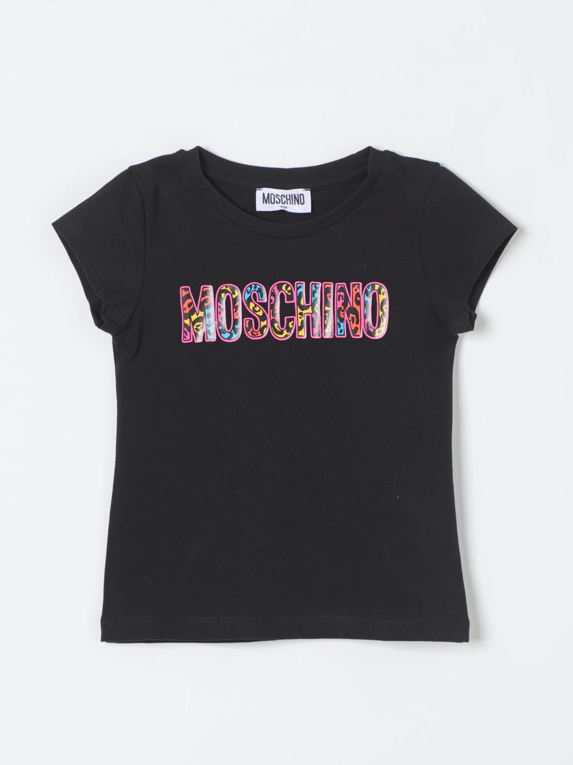 MOSCHINO KID T-SHIRT MOSCHINO KIDS COLOR BLACK F70894002