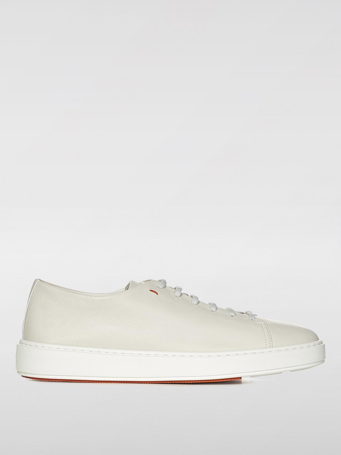 SANTONI: Sneakers men - White | Santoni sneakers MBCD21640BARTESM ...